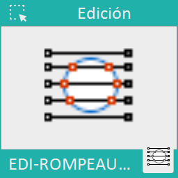 Rompe automáticamente todas las entidades tocadas por un circulo o una polilínea.