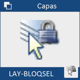 Permite bloquear capas simplemente seleccionando en el dibujo una entidad de la capa a bloquear.