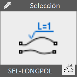 Selecciona aquellas polilíneas cuya longitud sea mayor o menor que un valor determinado.