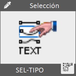 Selecciona todos los objetos de un determinado tipo (líneas, arcos, etc.).