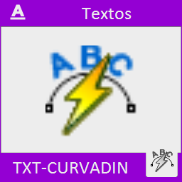 Permite alinear un texto sobre una curva pudiendo situarlo dinámicamente.