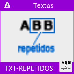 Busca y muestra los textos cuyo valor este repetido en otros textos.