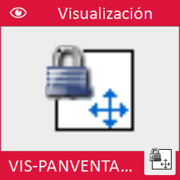 Permite desplazar la pantalla sobre una ventana del espacio papel que esta bloqueada o tiene la vista inmovilizada.