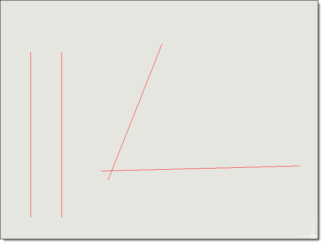 Calcula la bisectriz entre 2 entidades del dibujo.