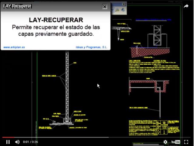 Permite recuperar el estado de las capas previamente guardado.