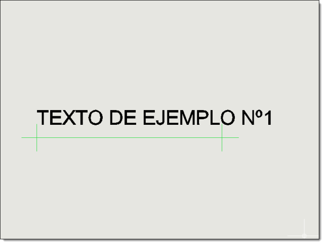 Ajusta rápidamente una entidad de texto entre 2 puntos marcados en el dibujo.