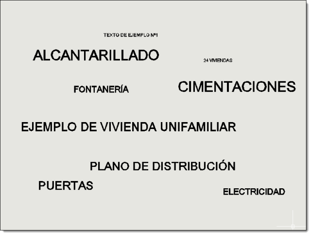 Copia la altura de texto de una entidad al resto de textos marcados en el dibujo.