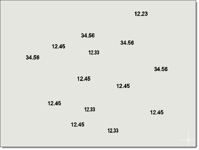 Permite multiplicar, dividir, sumar o restar un determinado valor al texto de todas las entidades de texto