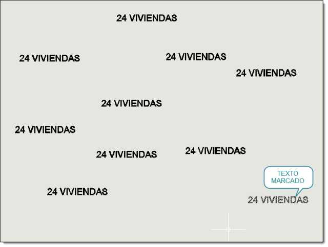 Coge el valor de texto de una entidad y lo coloca en el resto de textos marcados.