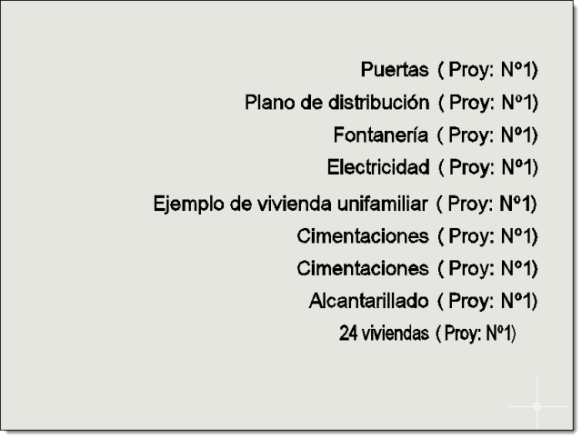 Añade un prefijo o un sufijo a los textos seleccionados en el dibujo.