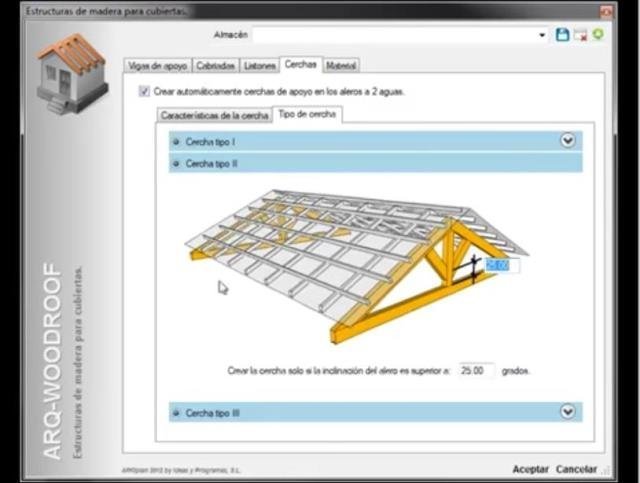 Estructuras de madera para tejados