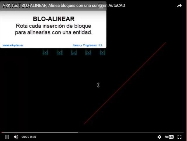 Rota cada inserción de bloque marcada para alinearlas con una línea marcada en el dibujo.