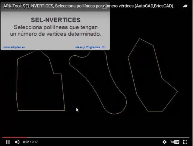 Selecciona aquellas polilíneas que tengan un número de vertices determinado.