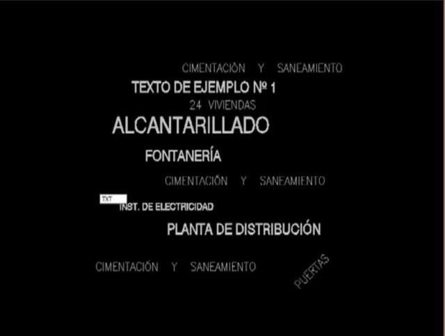 Copia la rotación de una entidad de texto al resto de textos seleccionados a continuación.