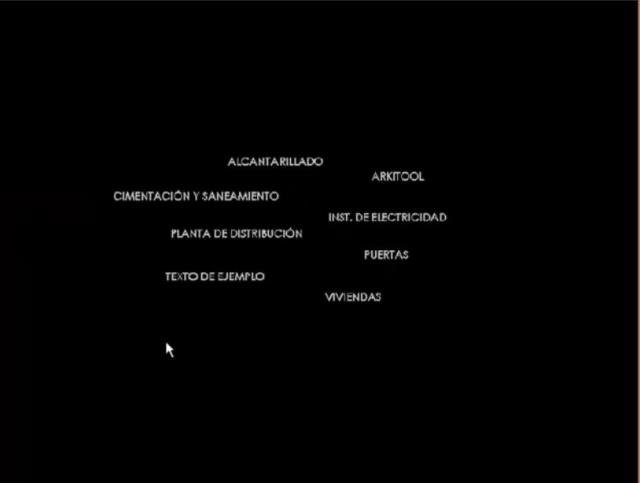 Rota todos los textos seleccionados tomando como centro de giro el punto medio de cada texto.