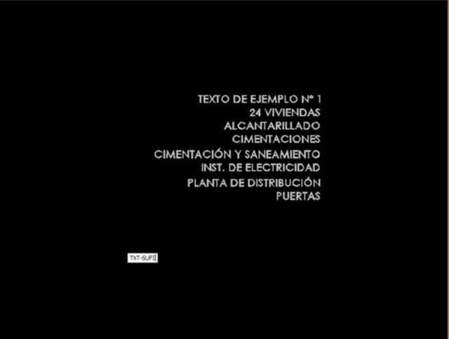 Añade un prefijo o un sufijo a los textos seleccionados en el dibujo.
