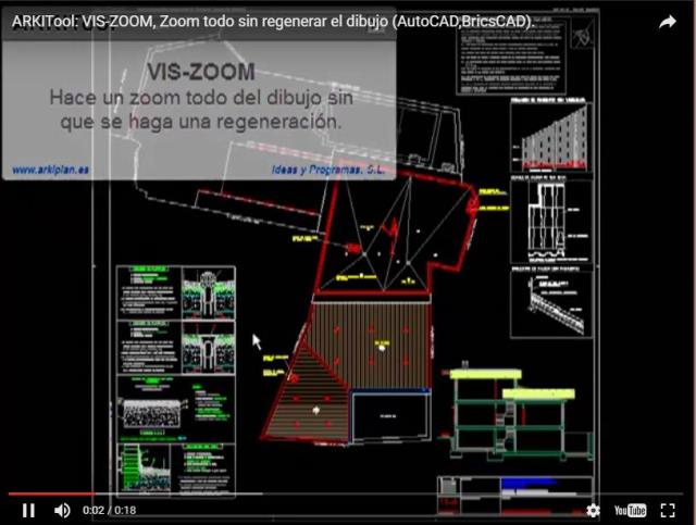 Hace un zoom todo del dibujo sin que se haga una regeneración.