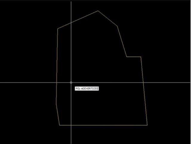Añade vértices de una polilínea simplemente marcando en la pantalla.