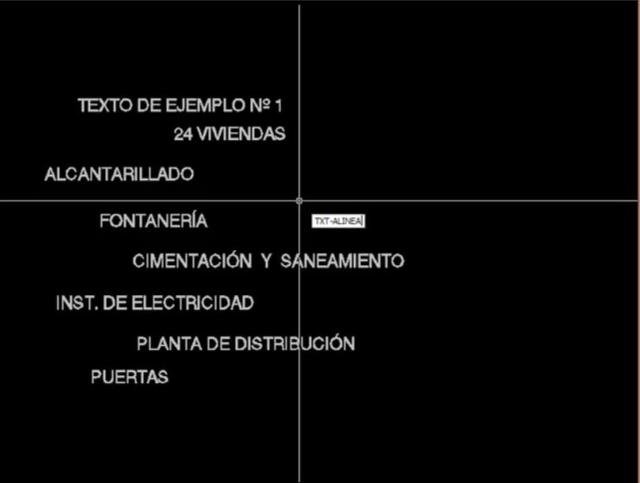 Alinea las entidades de texto marcadas por el usuario.