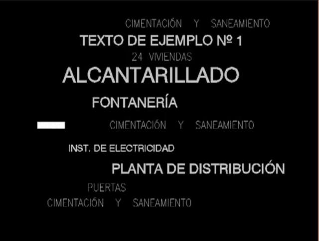 Copia de una entidad de texto el factor de escala de los textos al resto de textos seleccionados a continuación.
