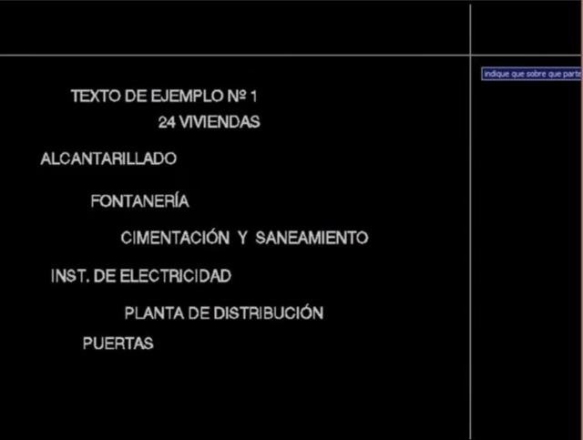 Alinea las entidades de texto marcadas por el usuario.