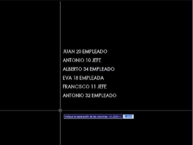 Rompe o divide una entidad de texto por los espacios en blanco y coloca los valores en columnas separadas.
